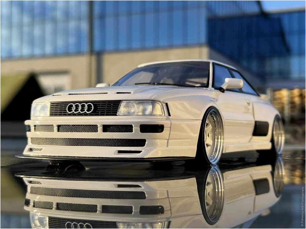 1:18 Audi 80 B4 RS2 Prior Breitbau / Withe Edition Coupé inkl OVP